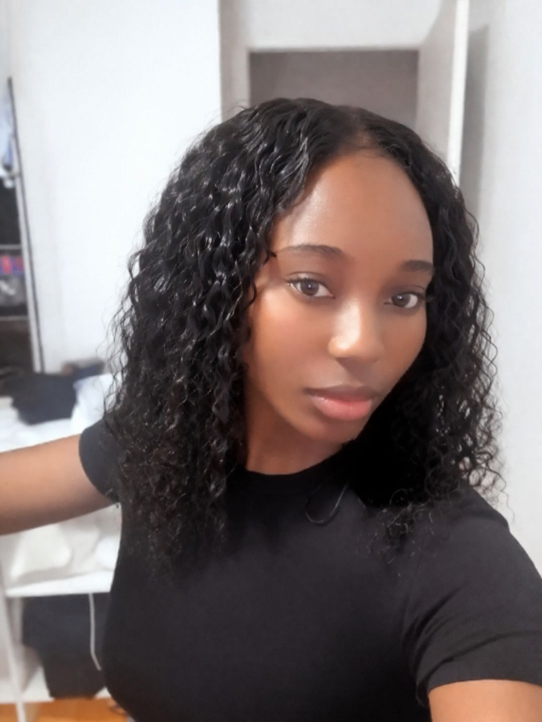 Perruque effet naturel